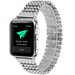 Curea iUni compatibila cu Apple Watch 1/2/3/4/5/6/7, 42mm, Luxury, Otel Inoxidabil, Silver